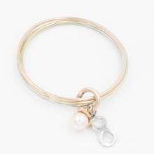 New Design Fashion Stapeln Armreif Schmuck mit Pearl &amp; Infinite Charms